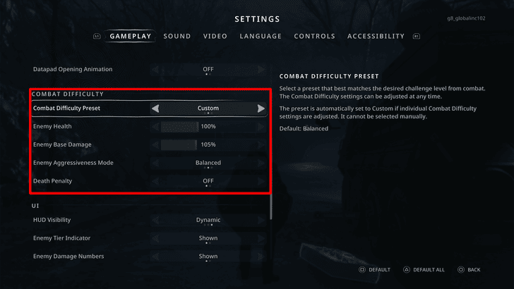 Hell is Us - Customize Difficulty