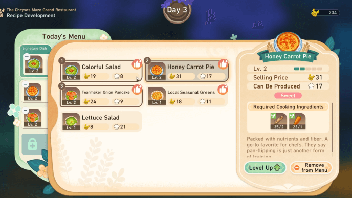 HSR Who Makes the Best Pies - Step 1