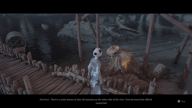 Speak with the Boatman in the Ferry Overlook