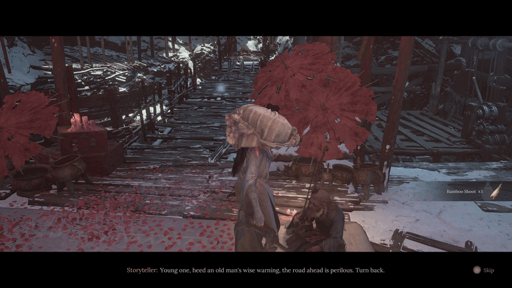 Speak with the Storyteller at Bride