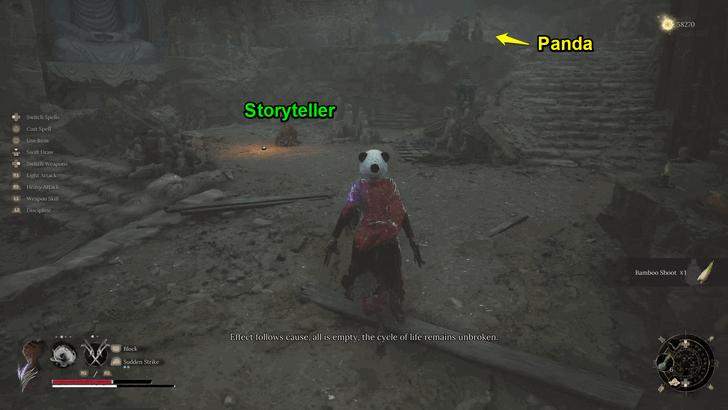 Storyteller Near Shu Sanctum