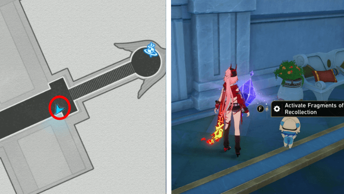 Honkai Star Rail - Interact With Fragments of Recollection in Warbling Shores