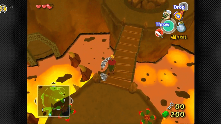 blowing up the boulder blocking the door