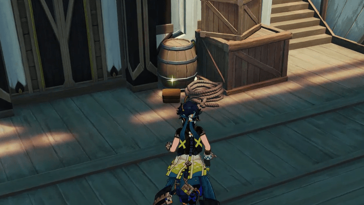 3rd Bomb in front of the cabin