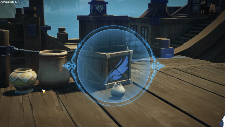 1st Marking - Crate near starting point