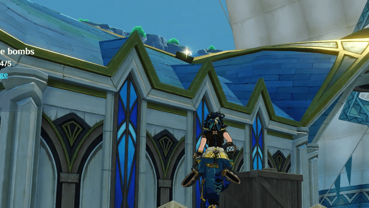 5th Bomb on the roof of the cabin