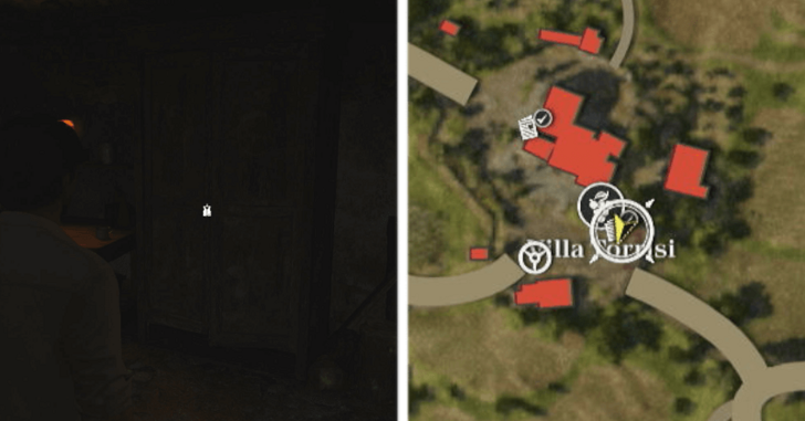 Wardrobe at Villa Torissi