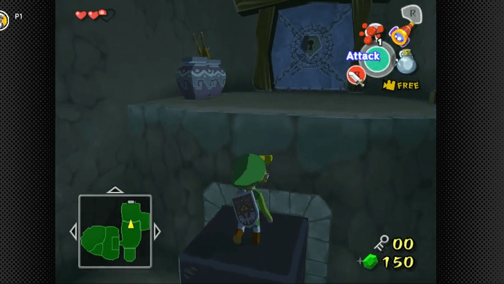 block platform to the locked door