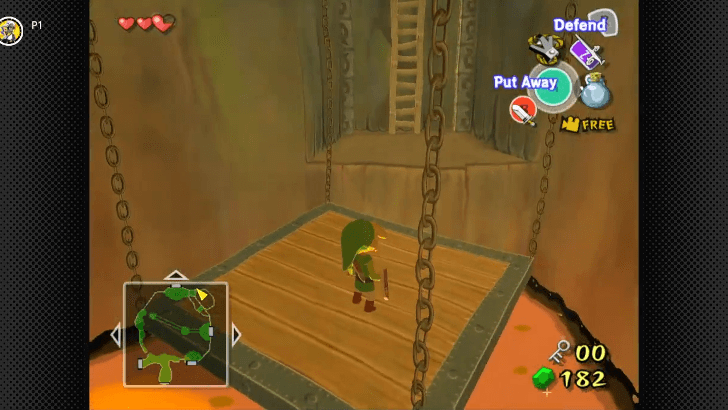 ladder that leads back to first floor