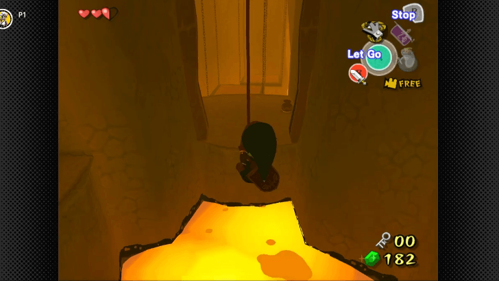 swinging to the other platform