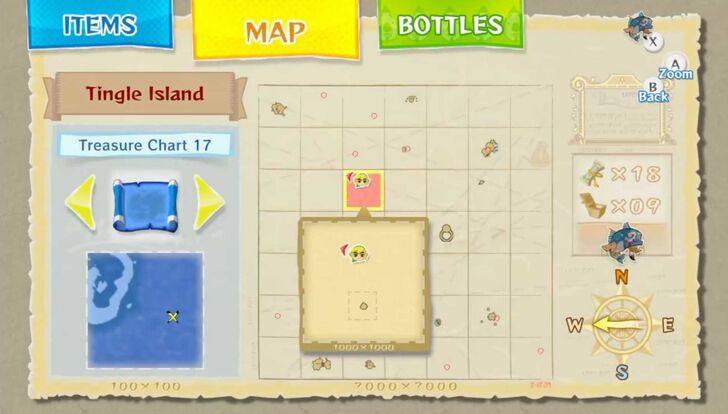 Tingle Island Heart Piece map location