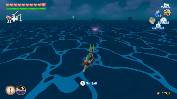 Rock Spire Isle Heart Piece overworld location