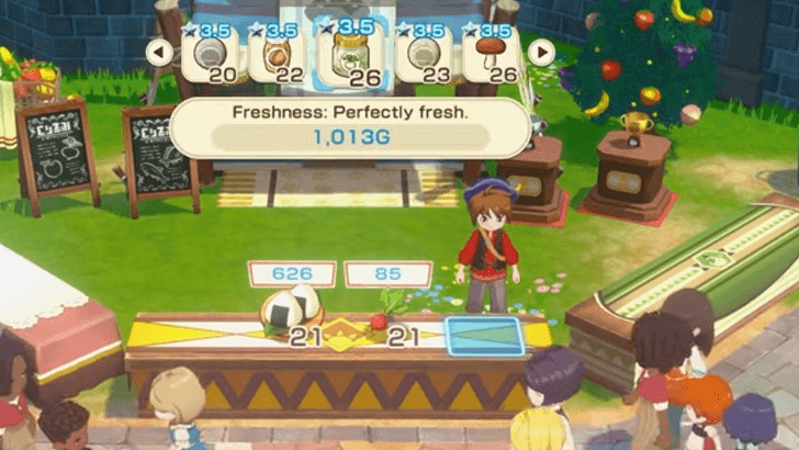 Story of Seasons Grand Bazaar - Selling at the Bazaar.png