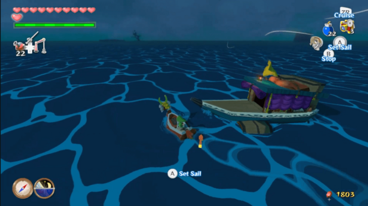 Rock Spire Isle Shop Ship Heart Piece overworld location