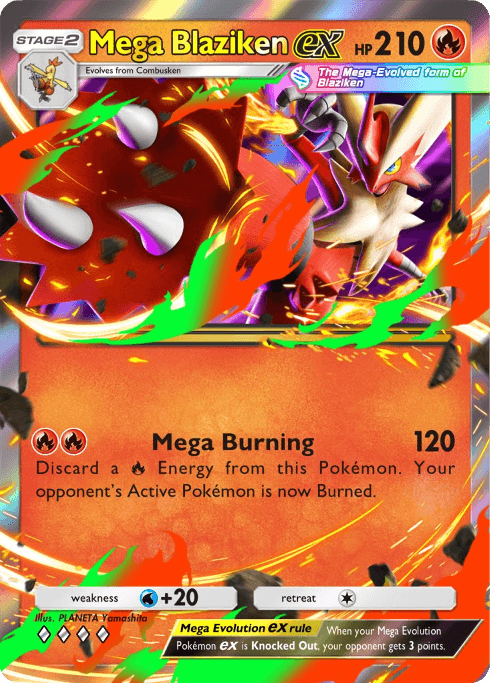Pokemon TCG Pocket - Mega Blaziken Card