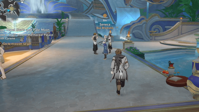 HSR - Sun, Repel Stars and Pale Moon - Take a Stroll Around Marmoreal Palace