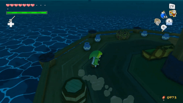 Stone Watcher Island Sea Platform Heart Piece overworld location