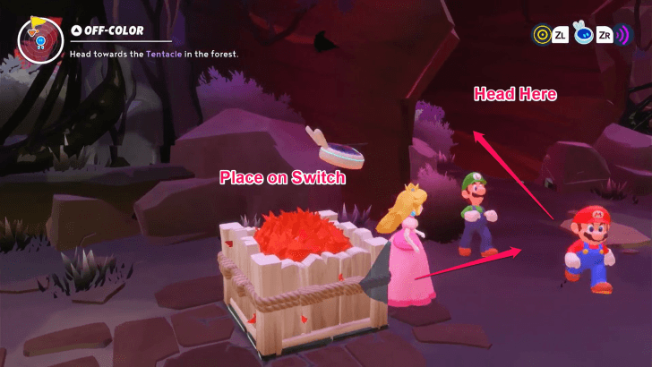 Mario Rabbids - Off Color Walkthrough Activate Green Switch