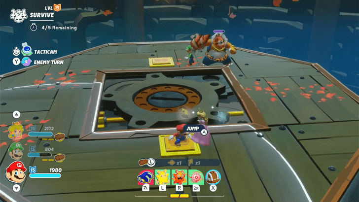 Mario Rabbids - Off Color Roots of Corruption Survival Round