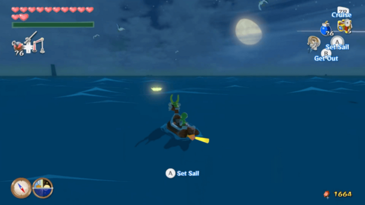 Seven-Star Isle Heart Piece overworld location