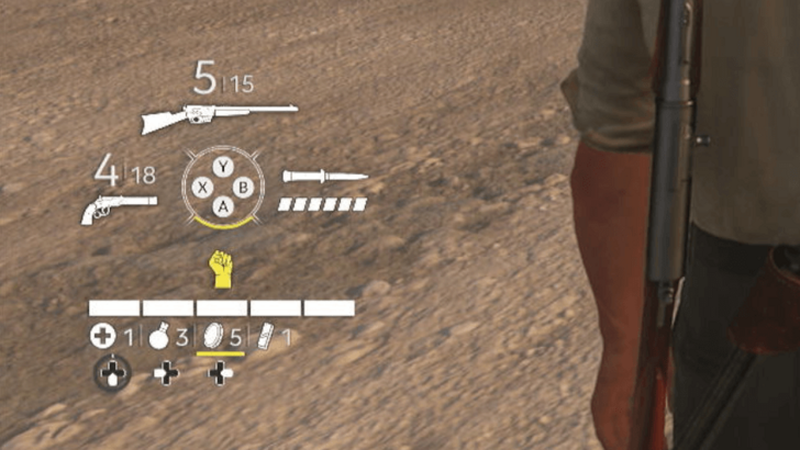 Mafia the Old Country - Weapon Panel.png