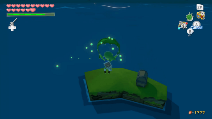 Windfall Island Chest Heart Piece overworld location