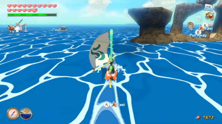 Rock Spire Isle Treasure Chart Heart Piece overworld location