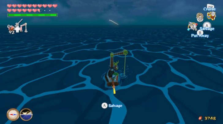 Thorned Fairy Island Treasure Chart Heart Piece overworld location