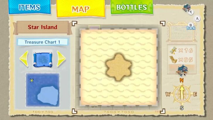Star Island Secret Cave Heart Piece map location