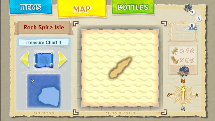 Rock Spire Isle Shop Ship Heart Piece map location