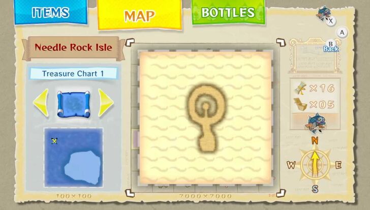 Needle Rock Isle Heart Piece map location