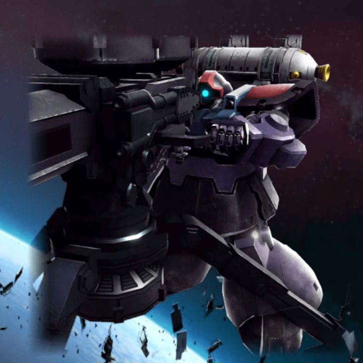 Mobile Suit Gundam U.C. Engage - Rick Dom with Big Gun (Thunderbolt) Icon