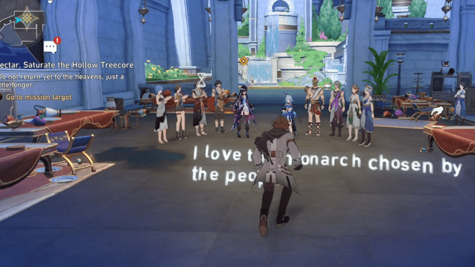 HSR - Nectar, Saturate the Hollow Treecore - Go to the Banquet Area