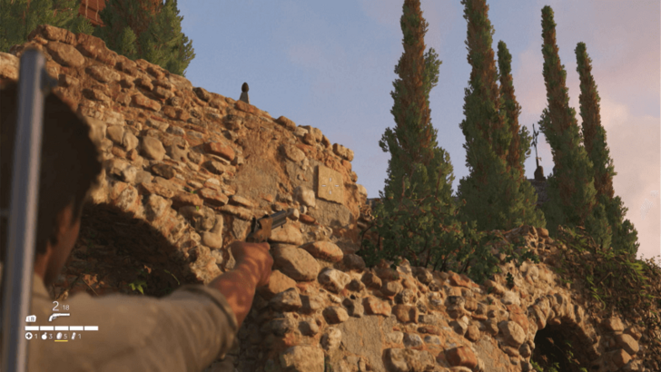 Trinacria 54 Found on a wall between two arches near the Our Lady of Holiness church. Overworld Location