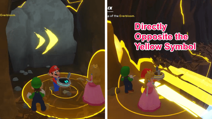 Mario Rabbids Sparks of Hope - 7 Stay on Track Yellow Symbol Hidden Bridge