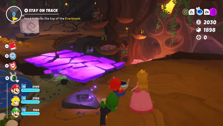 Mario Rabbids Sparks of Hope - 11 Stay on Track Purple Bridge