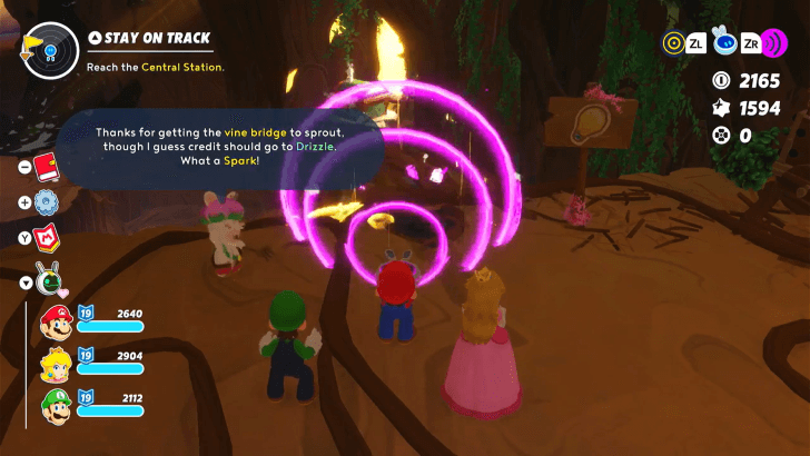 Mario Rabbids Sparks of Hope - 19 Stay on Track Exit the Everbloom Tree