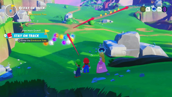 Mario Rabbids Sparks of Hope - 3 Stay on Track Everbloom Tree