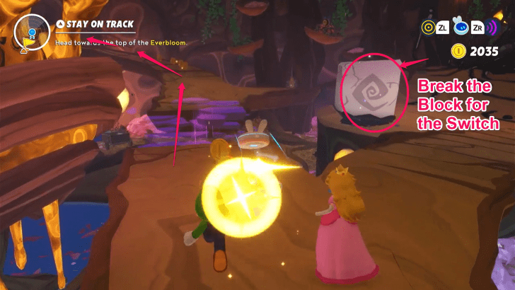 Mario Rabbids Sparks of Hope - 12 Stay on Track Purple Bridge with Sonic Block