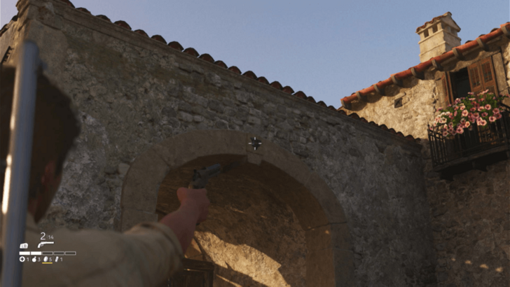 Trinacria 57 Found above an archway outside a small villa. Overworld Location