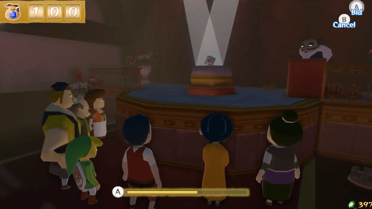 Bidding in the Auction