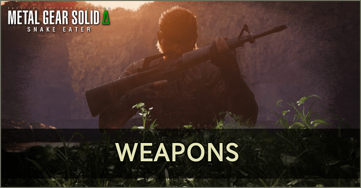 MGS Delta List of All Weapons