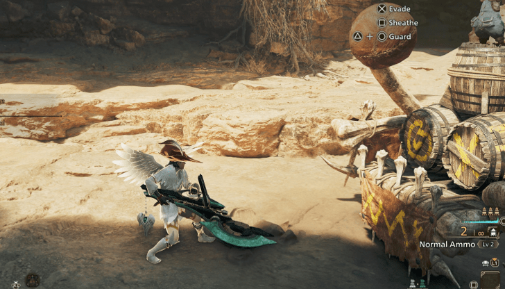 Distance no ballistics or lv 1