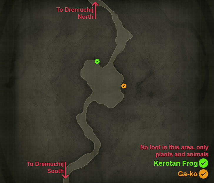 Dremuchij Swampland Loot Map - Operation Snake Eater