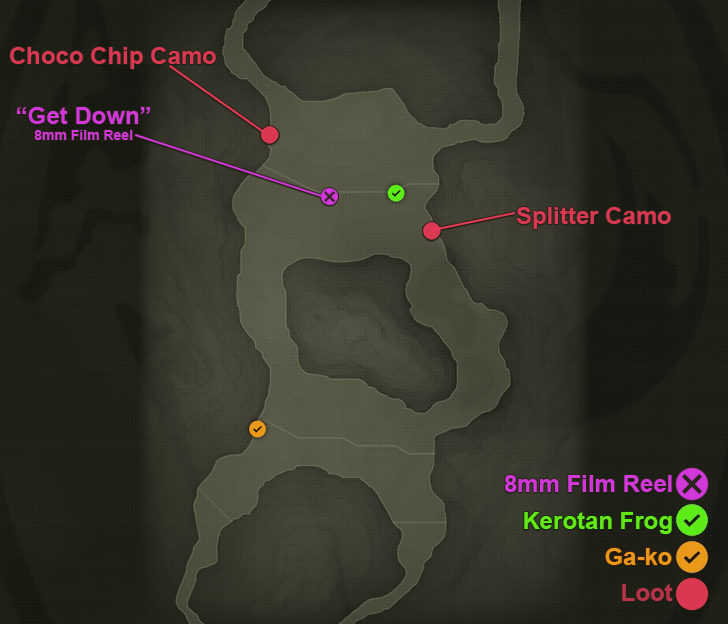 Bolshaya Past South Loot Map