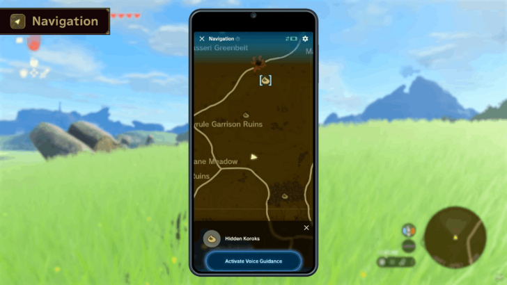 Tap Activate Voice Guidance