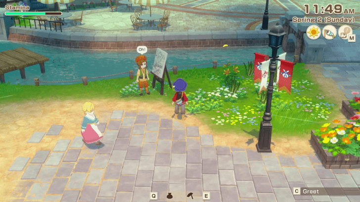 Story of Seasons Grand Bazaar - Greet