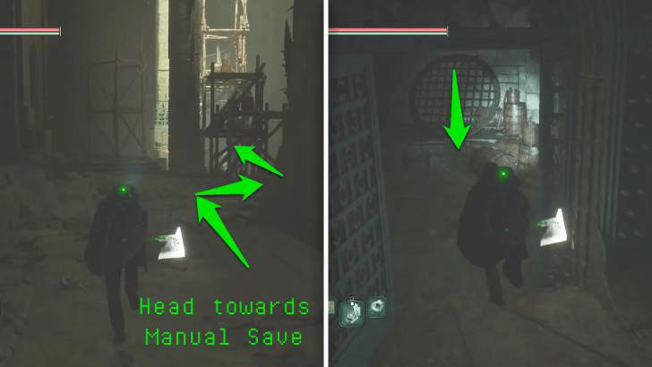 Emergency Stash - Head towards Manual Save