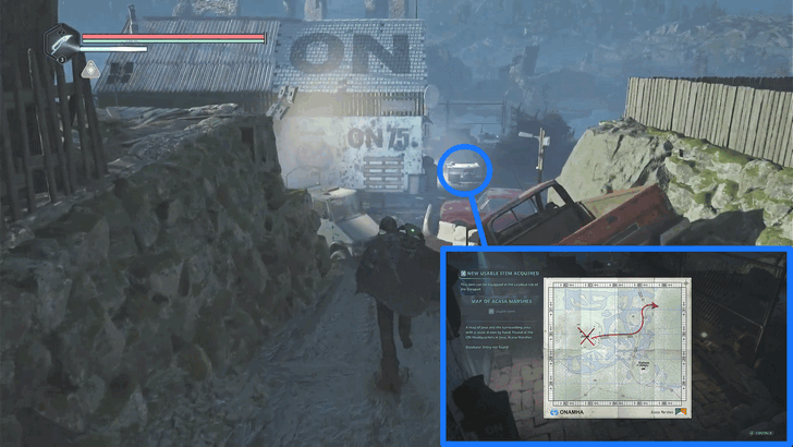 Hell is Us Map of Acasa Marshes in the Village of Jova