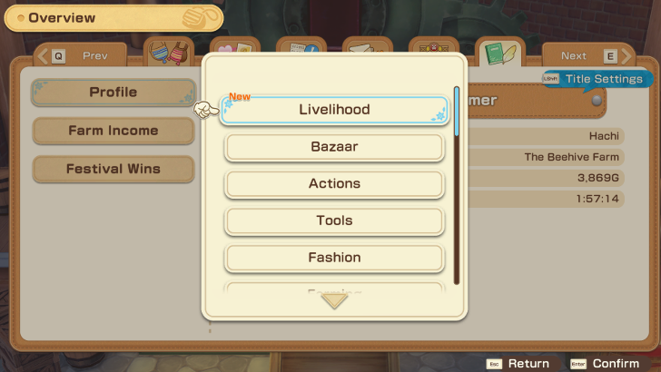 SoS Grand Bazaar - Choose Title Type